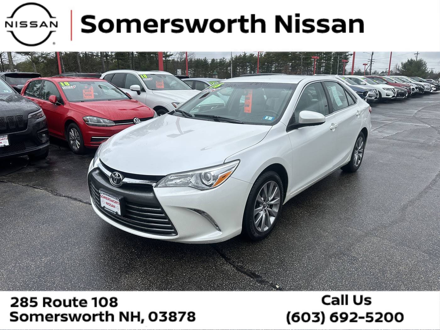 2016 Toyota Camry XLE — Sedan — 86,901 mi — Somersworth, NH
