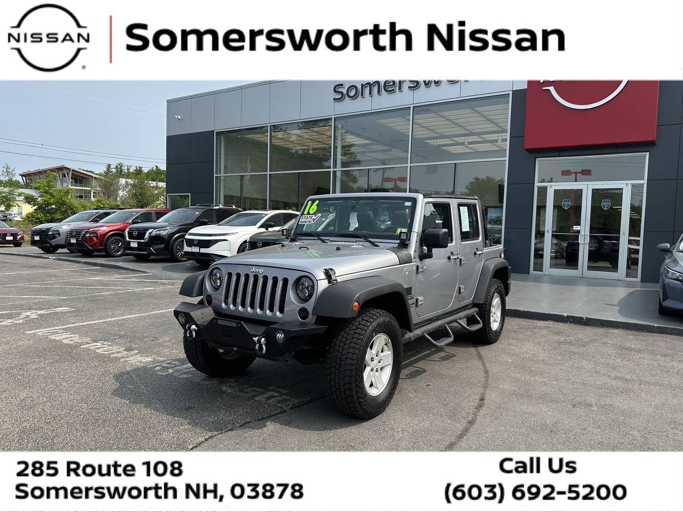 2016 Jeep Wrangler Sport — SUV — 94,757 mi — Somersworth, NH