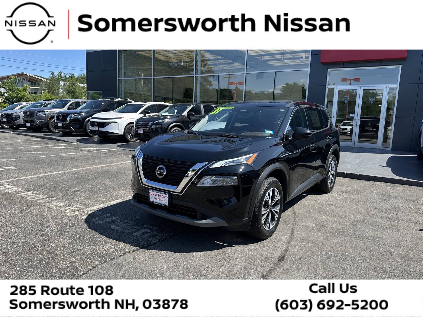 2021 Nissan Rogue SV — SUV — 22,417 mi — Somersworth, NH