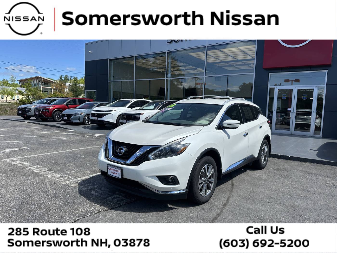 2018 Nissan Murano SL — SUV — 63,840 mi — Somersworth, NH