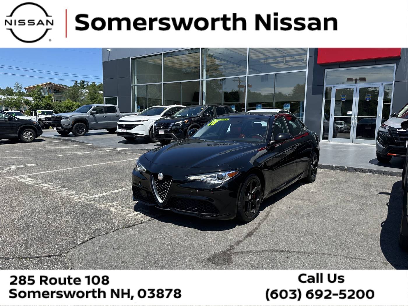 2018 Alfa Romeo Giulia Standard — Sedan — 55,654 mi — Somersworth, NH