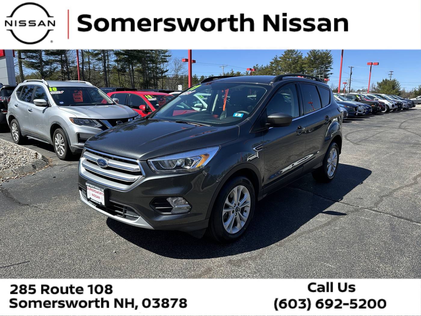 2017 Ford Escape SE — SUV — 80,635 mi — Somersworth, NH