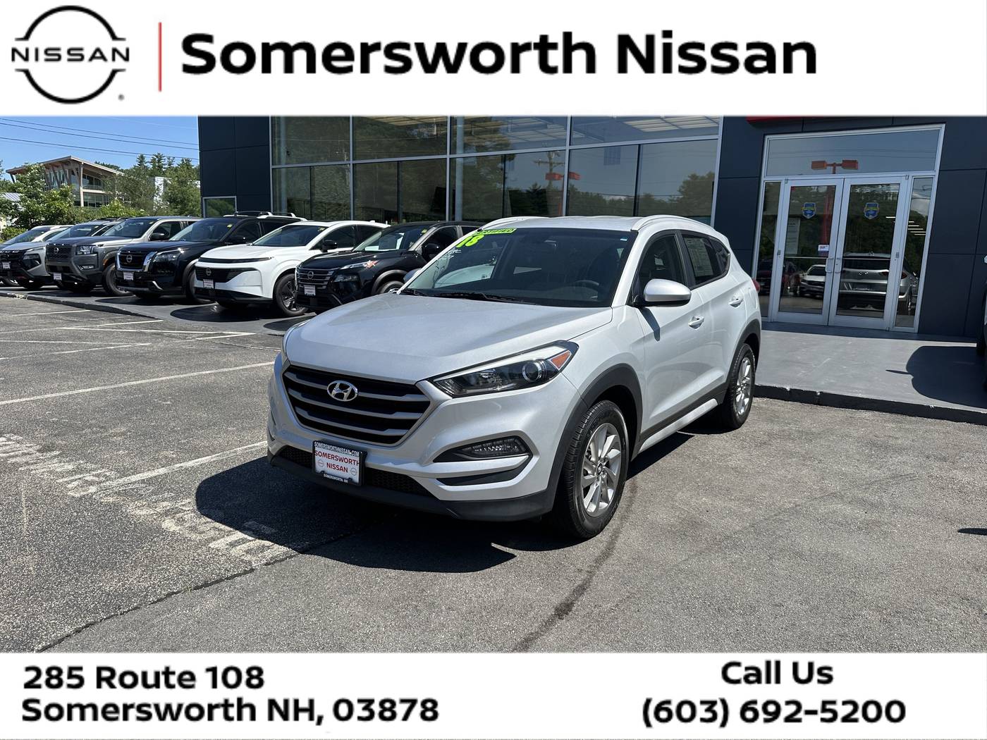 2018 Hyundai Tucson SEL — SUV — 46,626 mi — Somersworth, NH