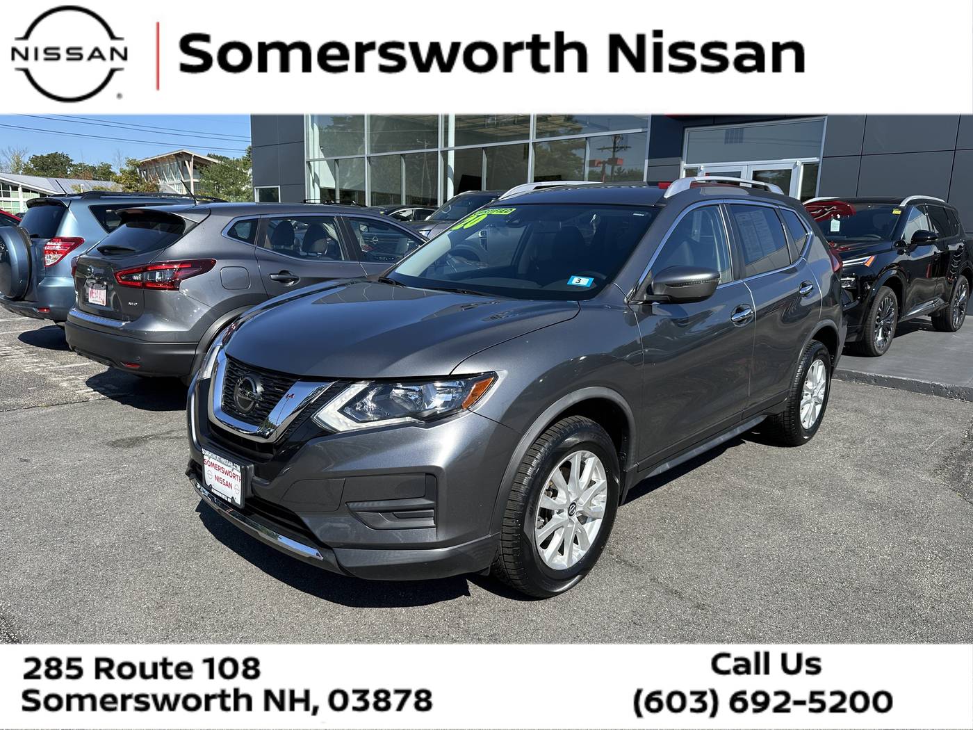 2020 Nissan Rogue SV — SUV — 29,625 mi — Somersworth, NH