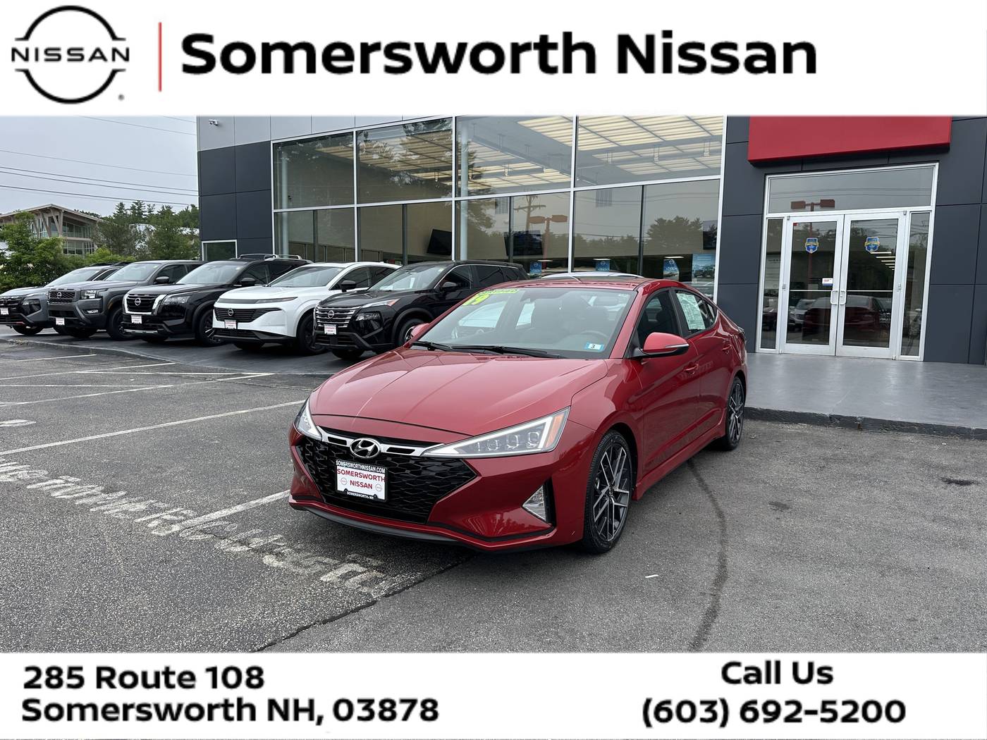 2019 Hyundai Elantra Sport — Sedan — 57,674 mi — Somersworth, NH