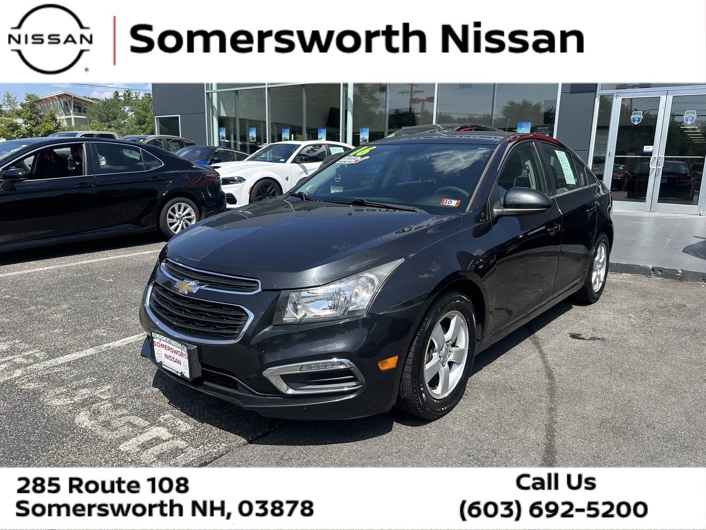 2016 Chevrolet Cruze Limited 1LT — Sedan — 88,238 mi — Somersworth, NH