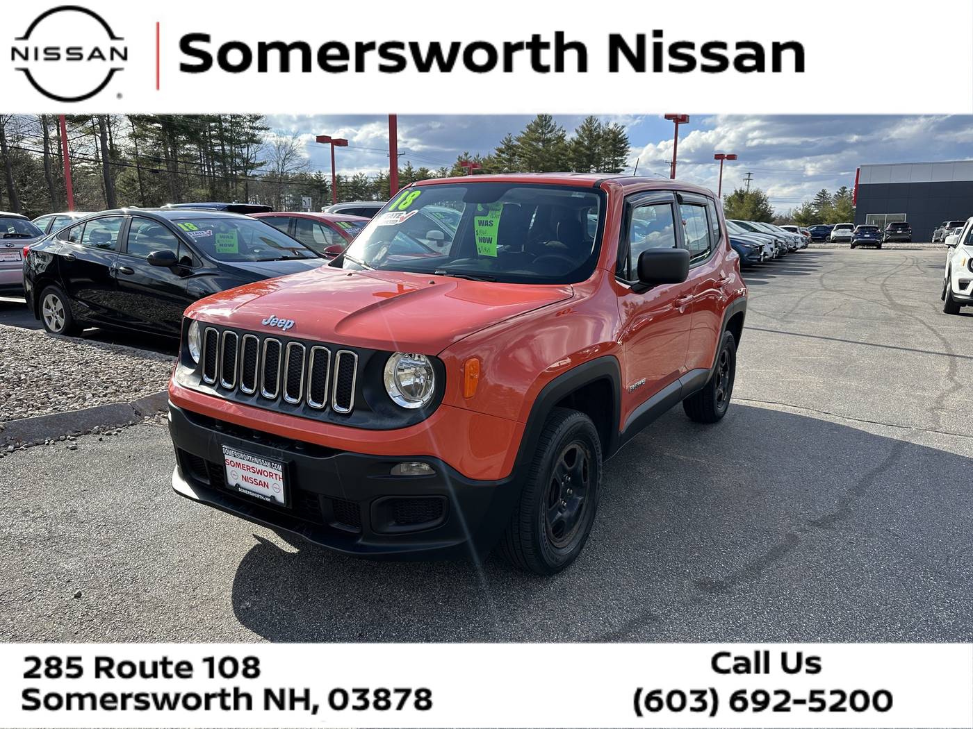 2016 Jeep Renegade Sport — SUV — 63,893 mi — Somersworth, NH