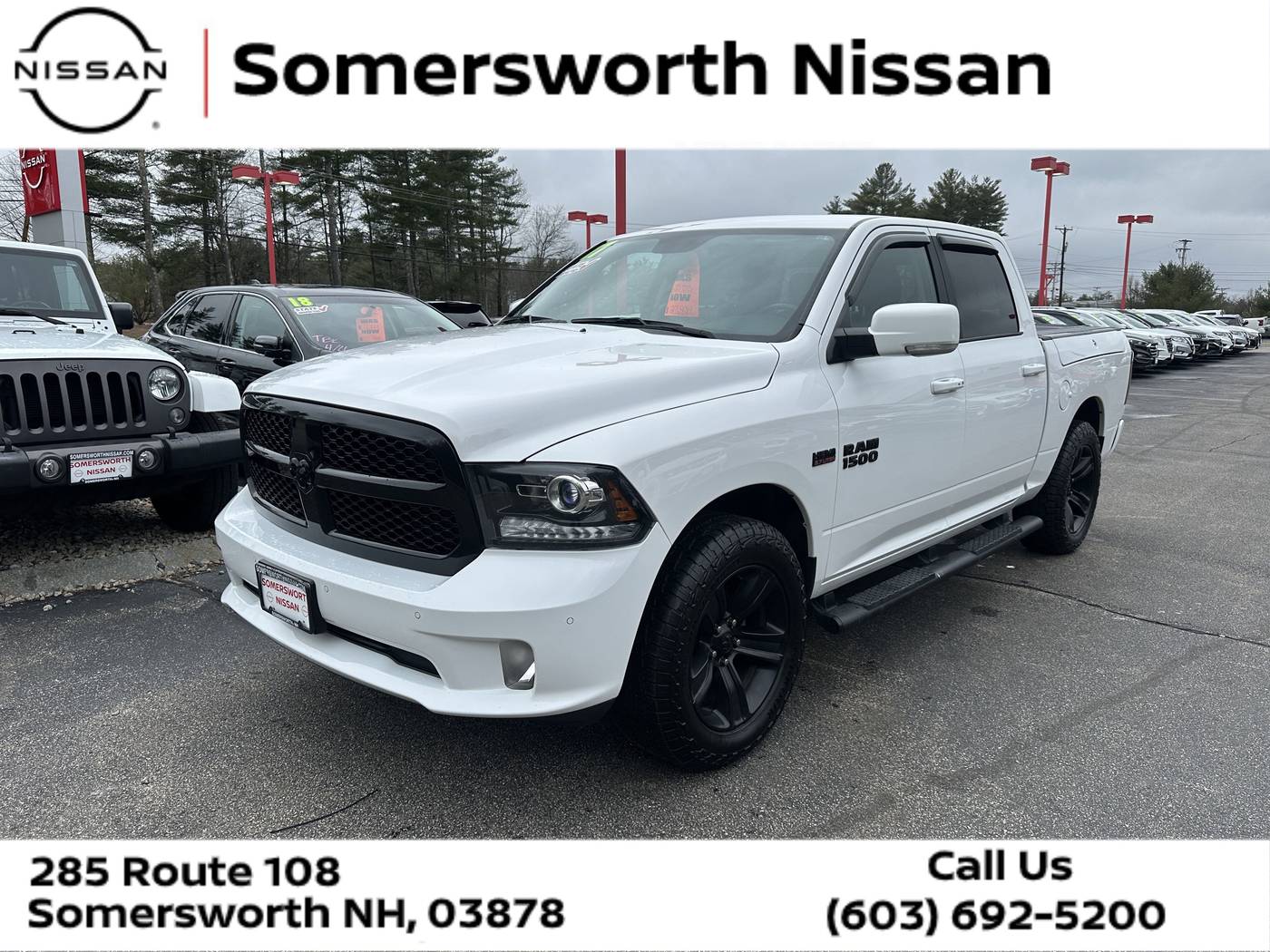 2017 Ram 1500 Night — Pickup Truck — 88,311 mi — Somersworth, NH