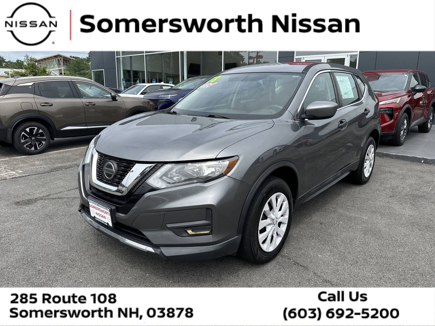 2018 Nissan Rogue S — SUV — 81,753 mi — Somersworth, NH