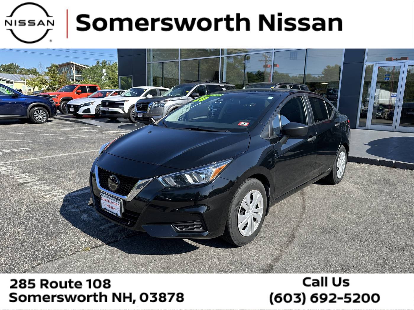 2020 Nissan Versa S — Sedan — 52,722 mi — Somersworth, NH