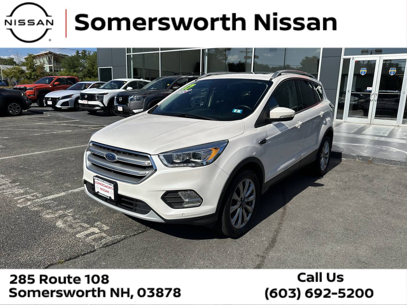 2017 Ford Escape Titanium — SUV — 88,334 mi — Somersworth, NH