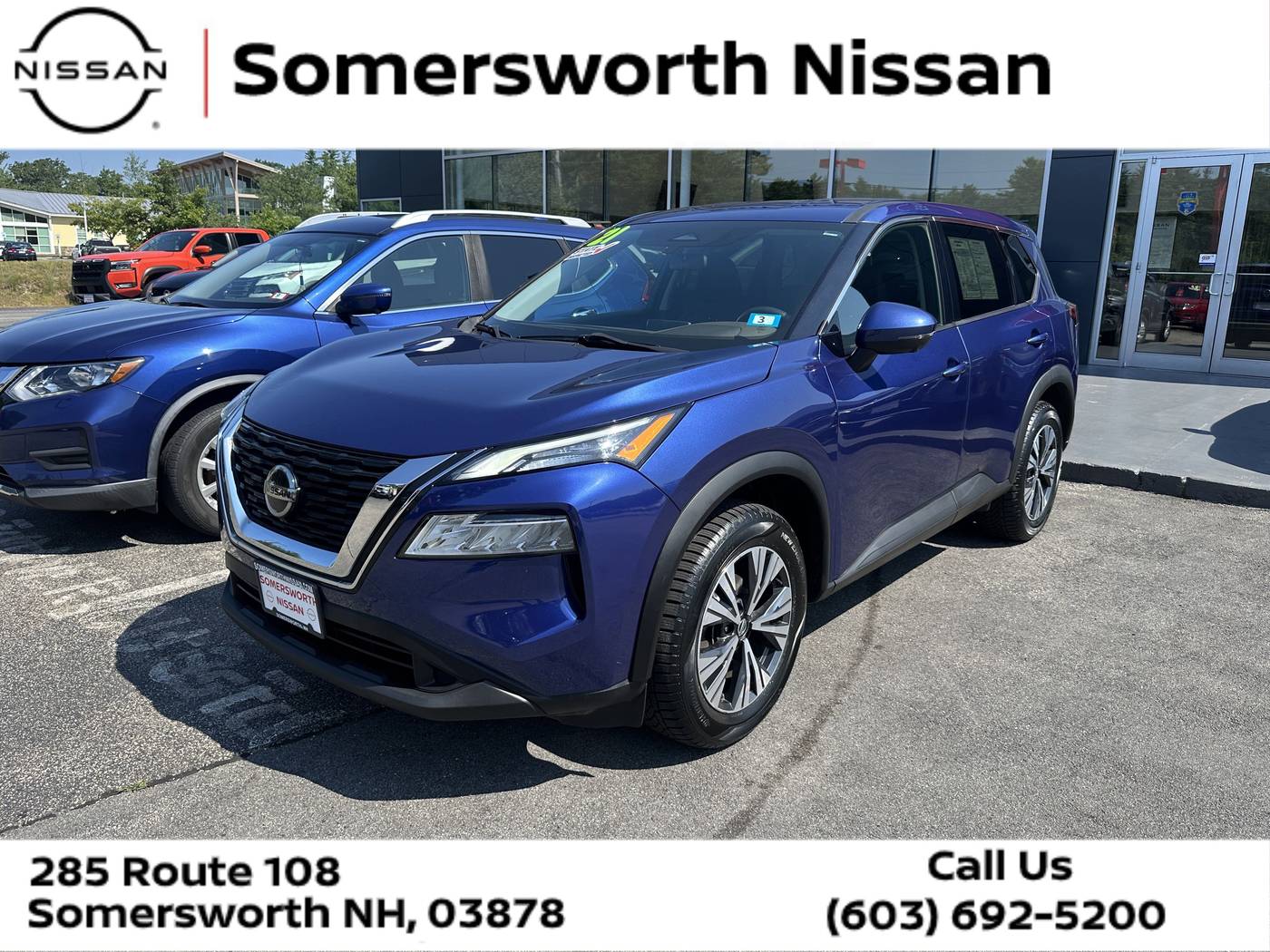 2021 Nissan Rogue SV — SUV — 72,216 mi — Somersworth, NH