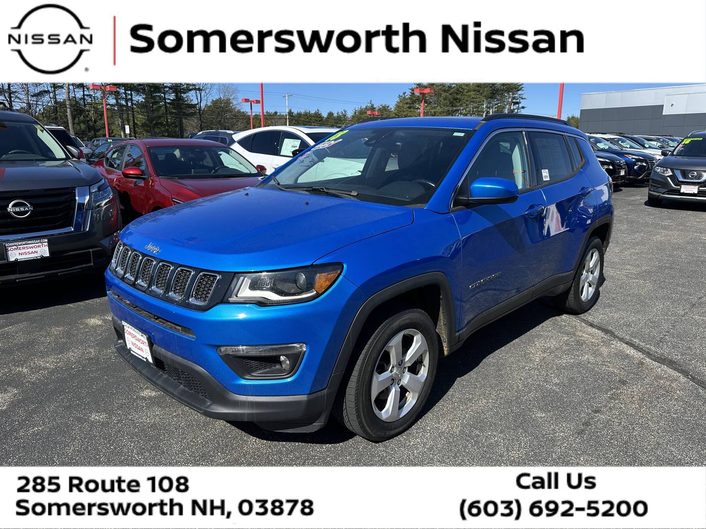 2018 Jeep Compass Latitude — SUV — 90,504 mi — Somersworth, NH