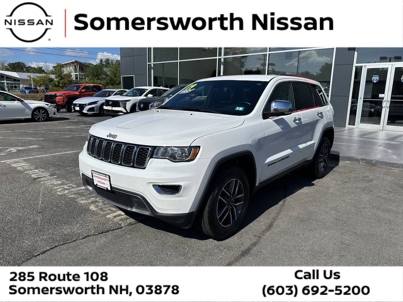 2019 Jeep Grand Cherokee Limited — SUV — 92,529 mi — Somersworth, NH