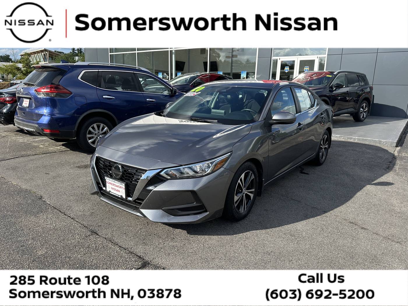 2020 Nissan Sentra SV — Sedan — 76,344 mi — Somersworth, NH