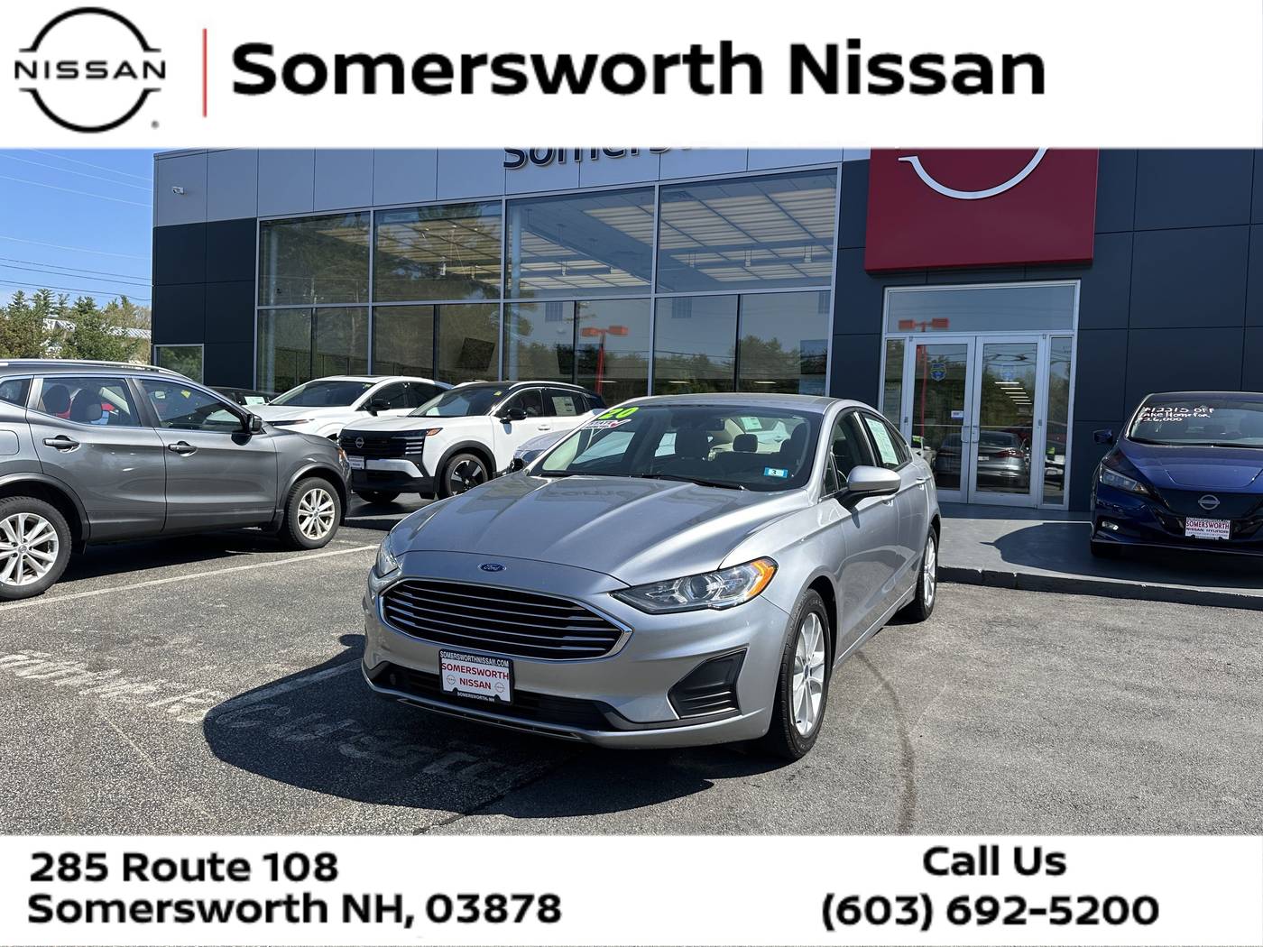2020 Ford Fusion SE — Sedan — 85,832 mi — Somersworth, NH
