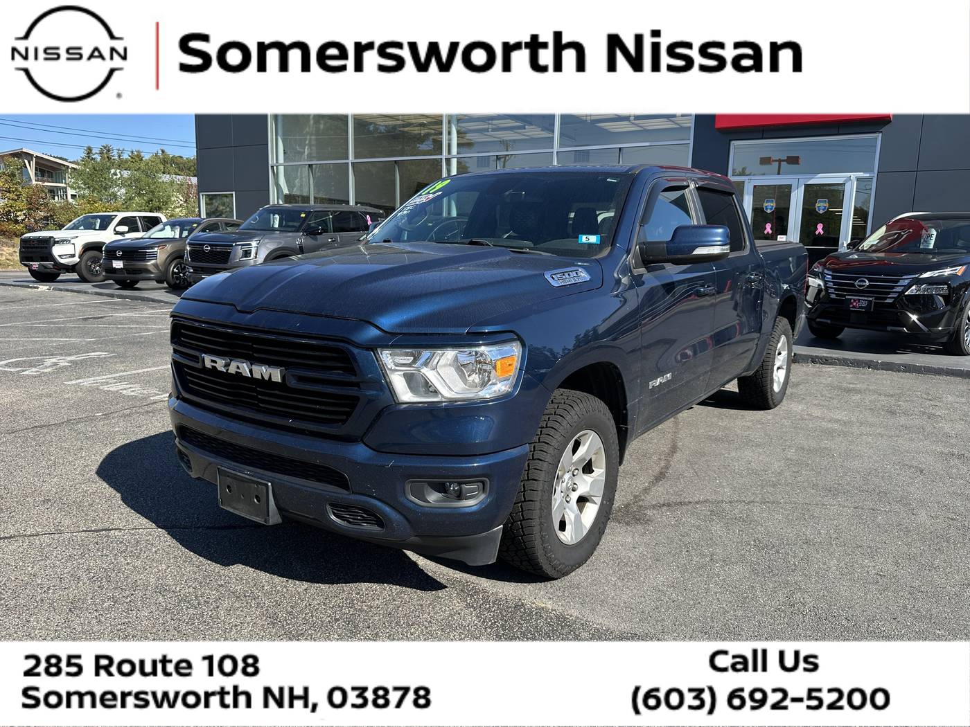 2019 Ram 1500 Big Horn/Lone Star — Pickup Truck — 108,692 mi — Somersworth, NH
