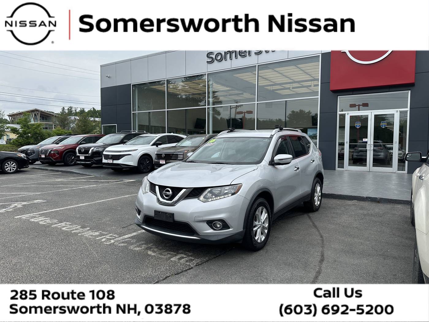 2016 Nissan Rogue SV — SUV — 89,035 mi — Somersworth, NH