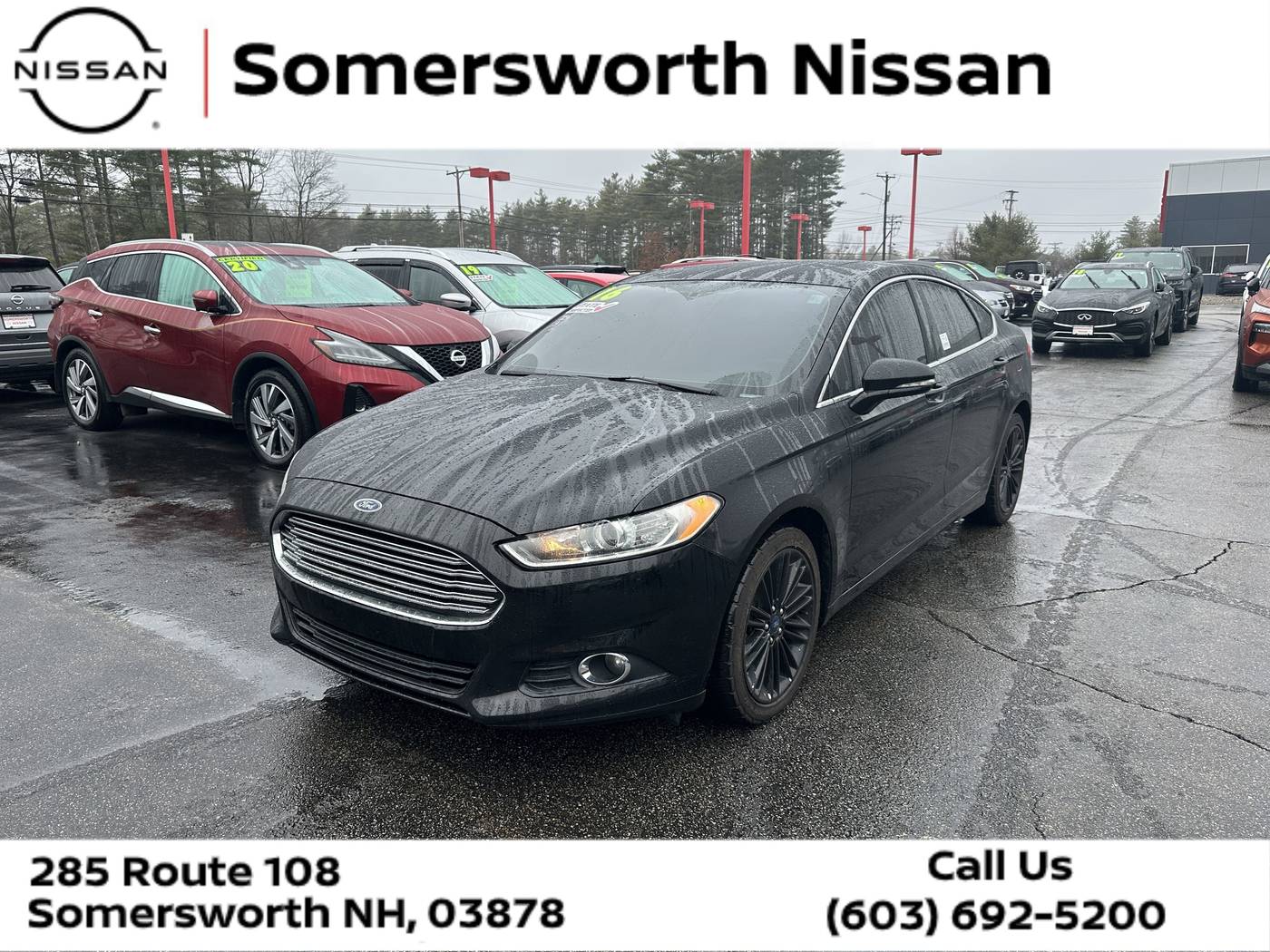2016 Ford Fusion SE — Sedan — 84,626 mi — Somersworth, NH