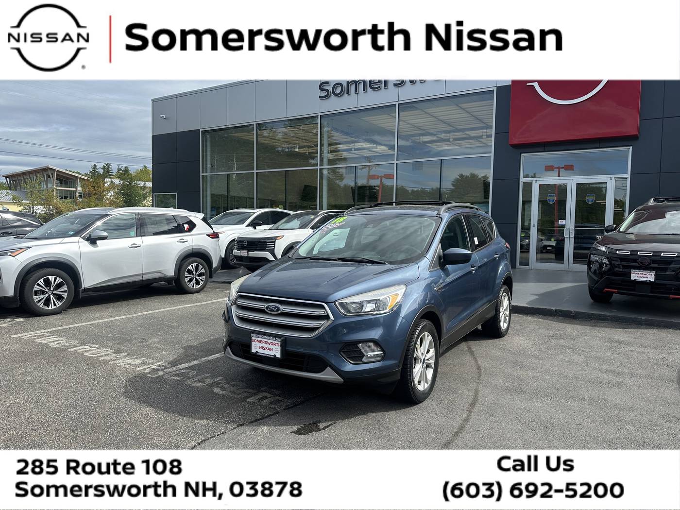 2018 Ford Escape SE — SUV — 72,422 mi — Somersworth, NH
