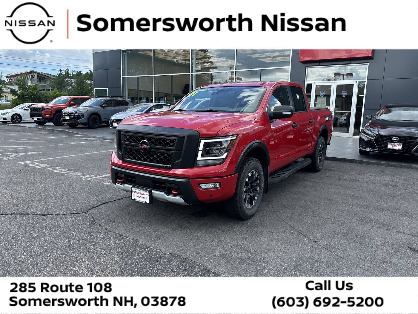 2021 Nissan Titan PRO-4X — Pickup Truck — 48,933 mi — Somersworth, NH