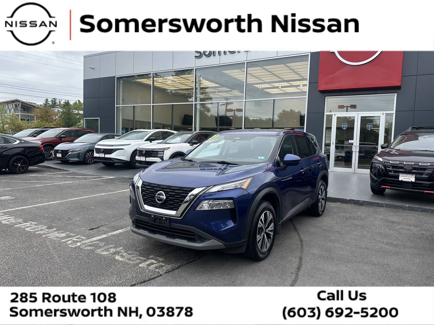 2021 Nissan Rogue SV — SUV — 61,446 mi — Somersworth, NH