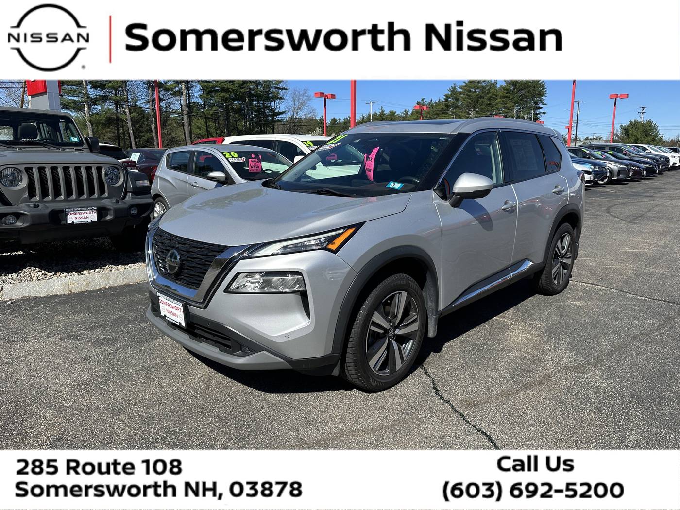 2021 Nissan Rogue SL — SUV — 68,560 mi — Somersworth, NH