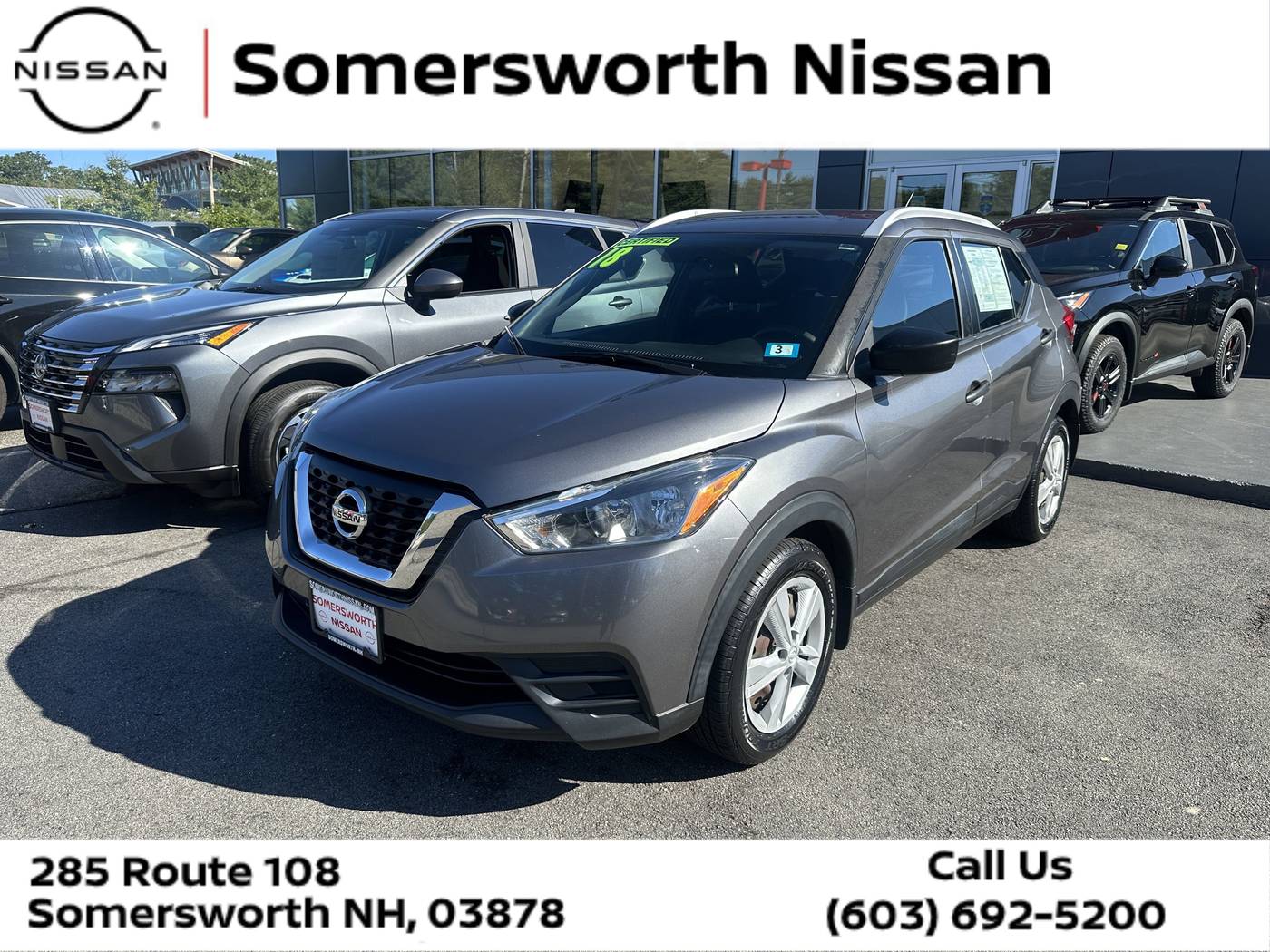 2018 Nissan Kicks S — SUV — 58,536 mi — Somersworth, NH