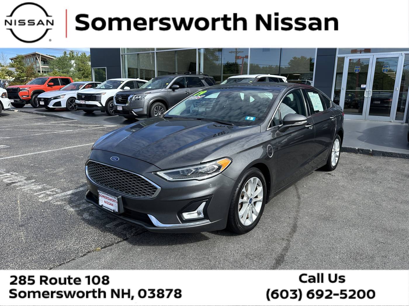 2019 Ford Fusion Energi Titanium — Sedan — 98,268 mi — Somersworth, NH