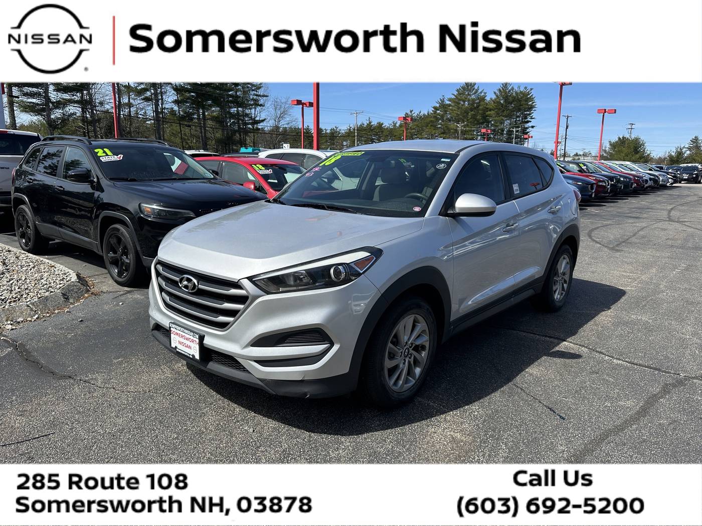 2018 Hyundai Tucson SE — SUV — 52,981 mi — Somersworth, NH