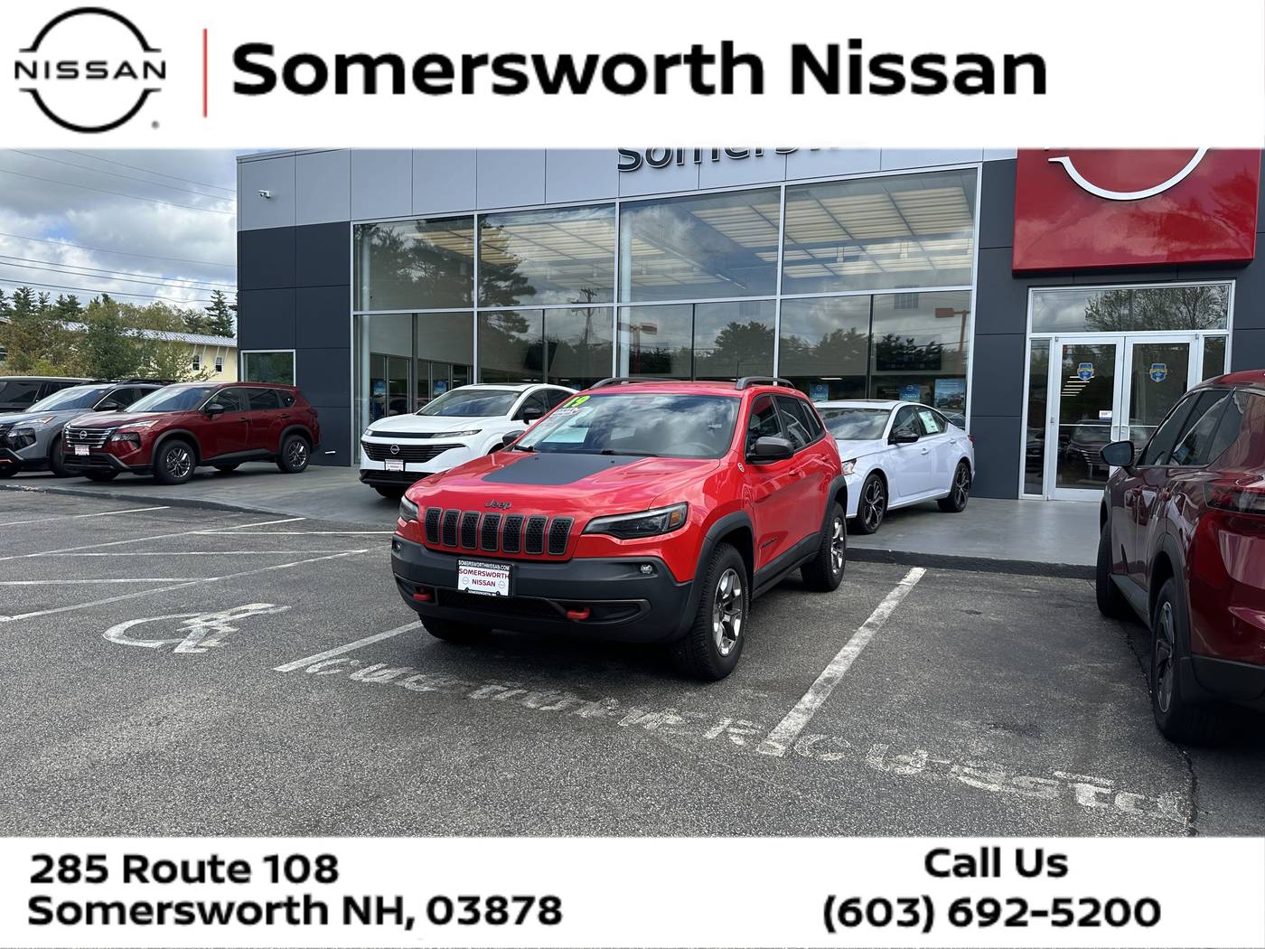 2019 Jeep Cherokee Trailhawk — SUV — 92,147 mi — Somersworth, NH