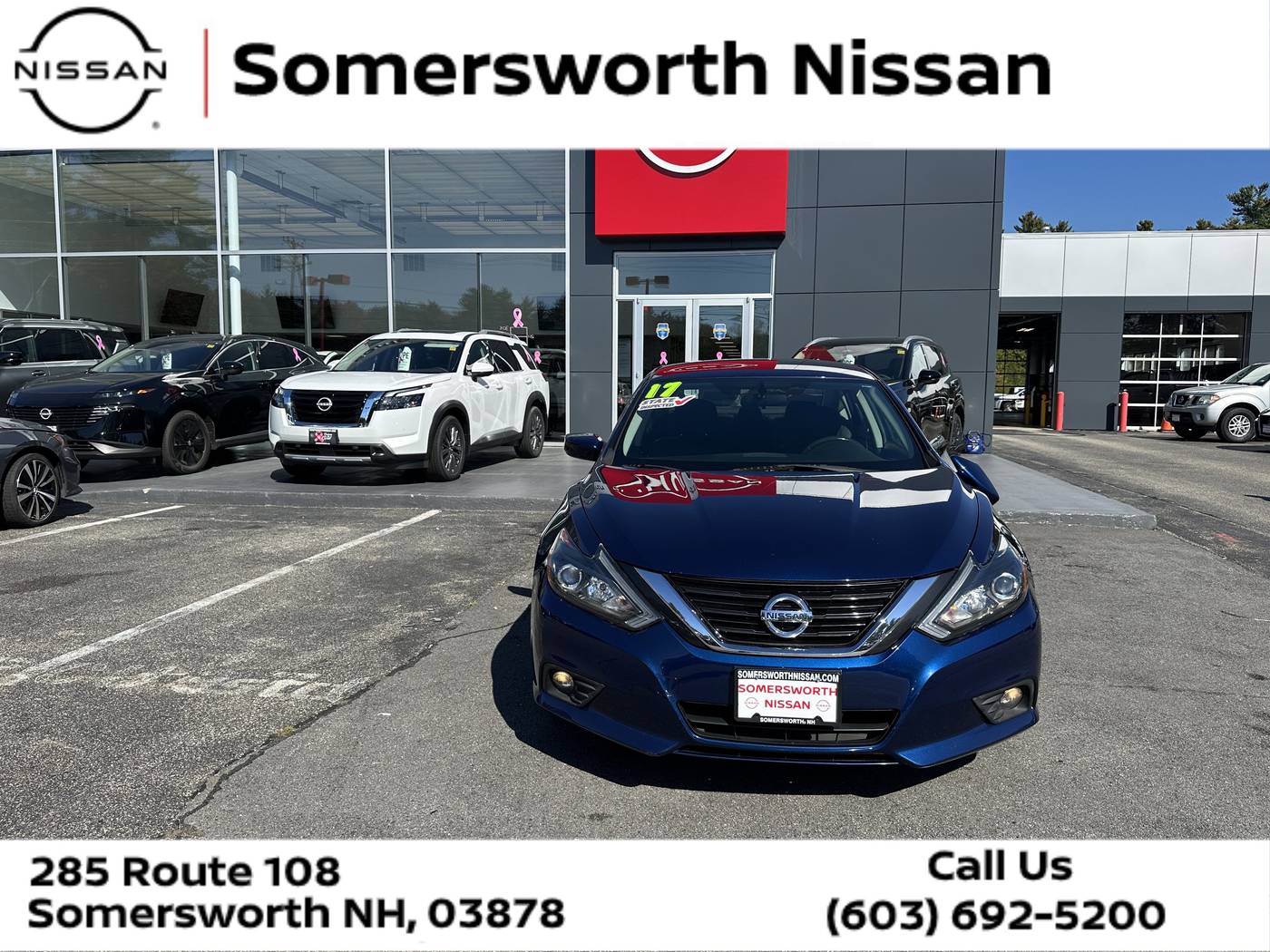 2017 Nissan Altima 2.5 SR — Sedan — 74,888 mi — Somersworth, NH