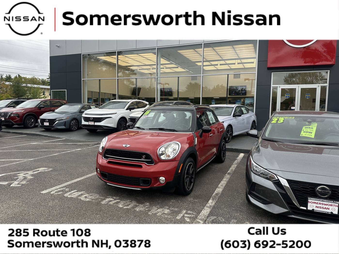 2016 MINI Countryman Cooper S ALL4 — SUV — 74,715 mi — Somersworth, NH
