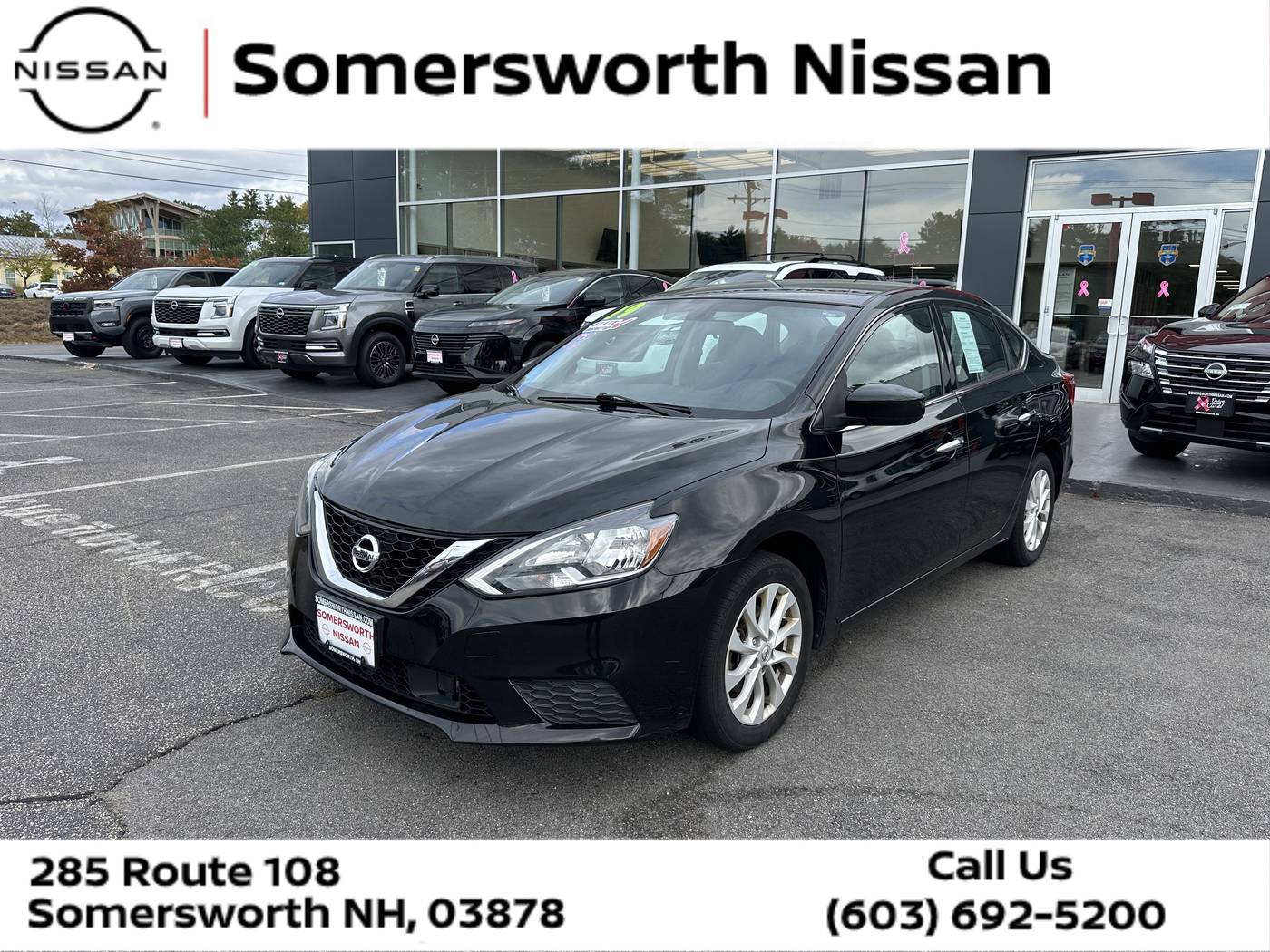 2019 Nissan Sentra SV — Sedan — 94,833 mi — Somersworth, NH