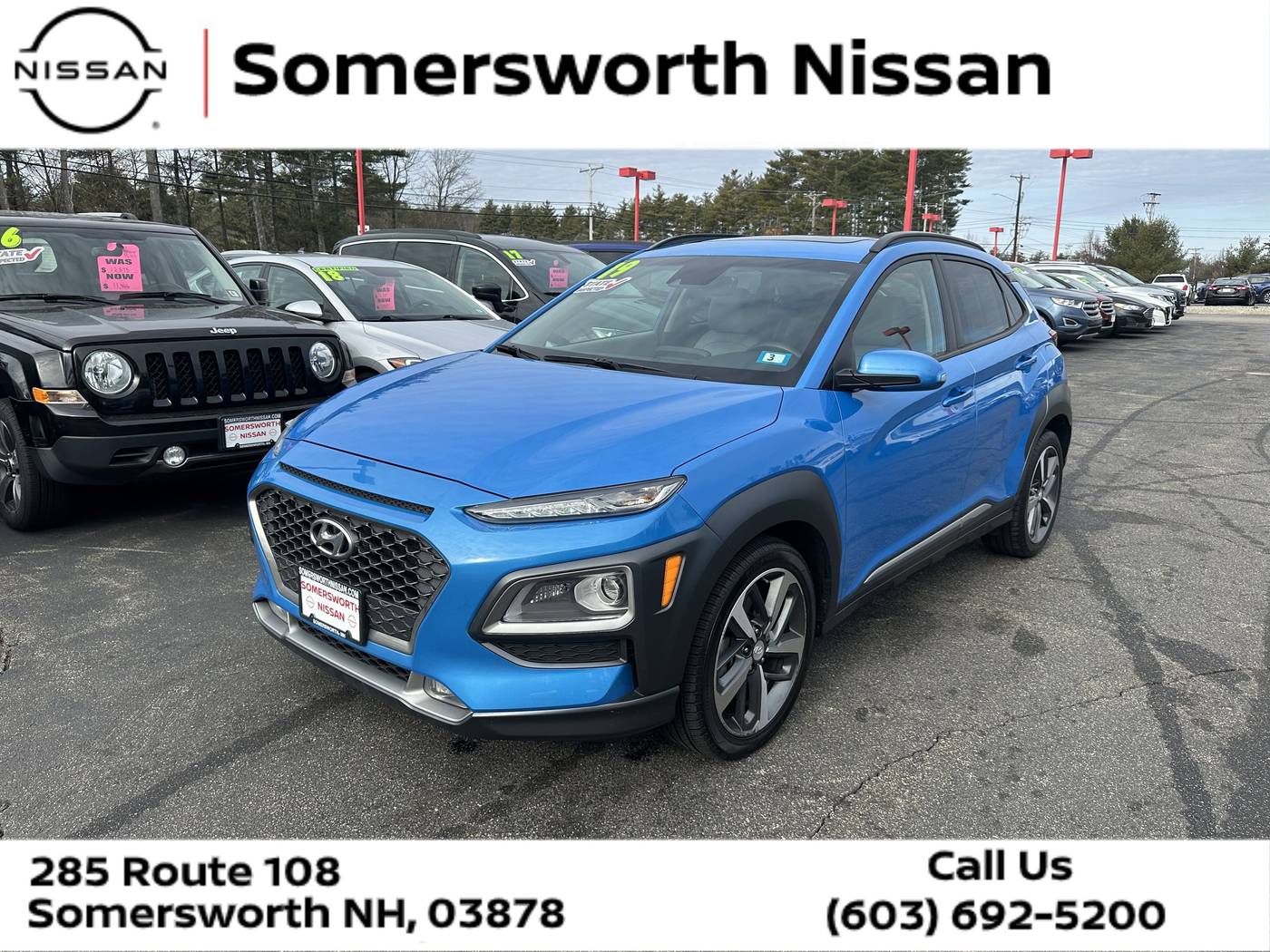 2019 Hyundai Kona Limited — SUV — 69,624 mi — Somersworth, NH