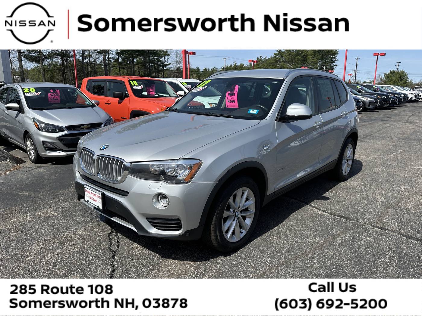 2017 BMW X3 28i — SUV — 71,085 mi — Somersworth, NH