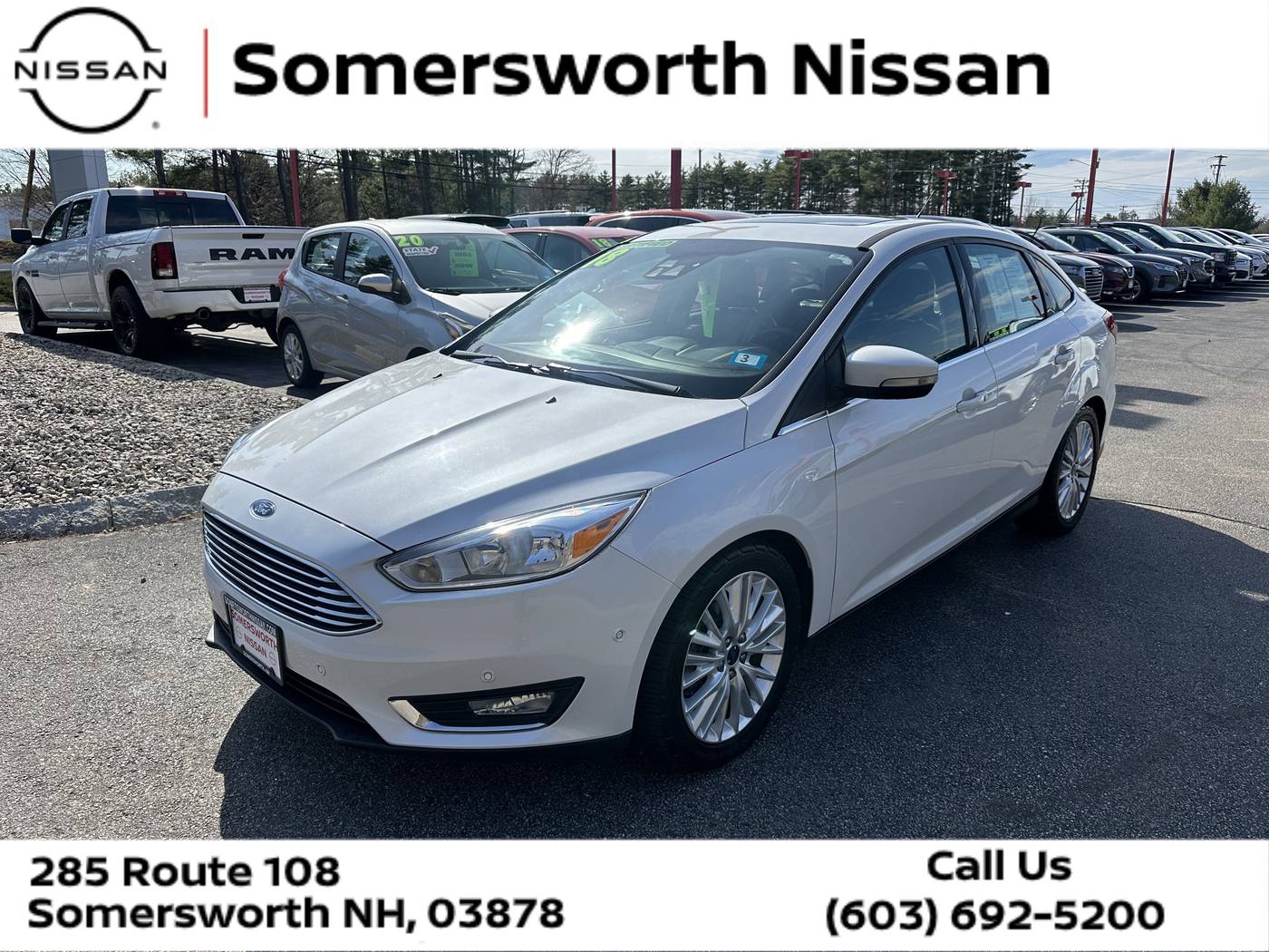 2018 Ford Focus Titanium — Sedan — 53,406 mi — Somersworth, NH
