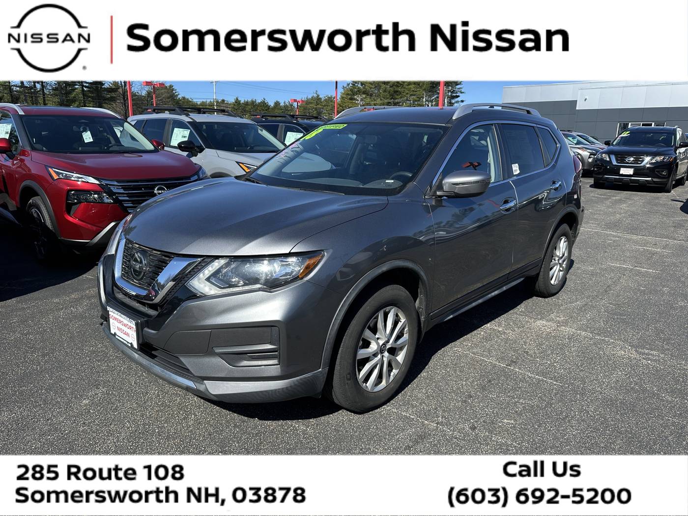 2018 Nissan Rogue SV — SUV — 47,011 mi — Somersworth, NH