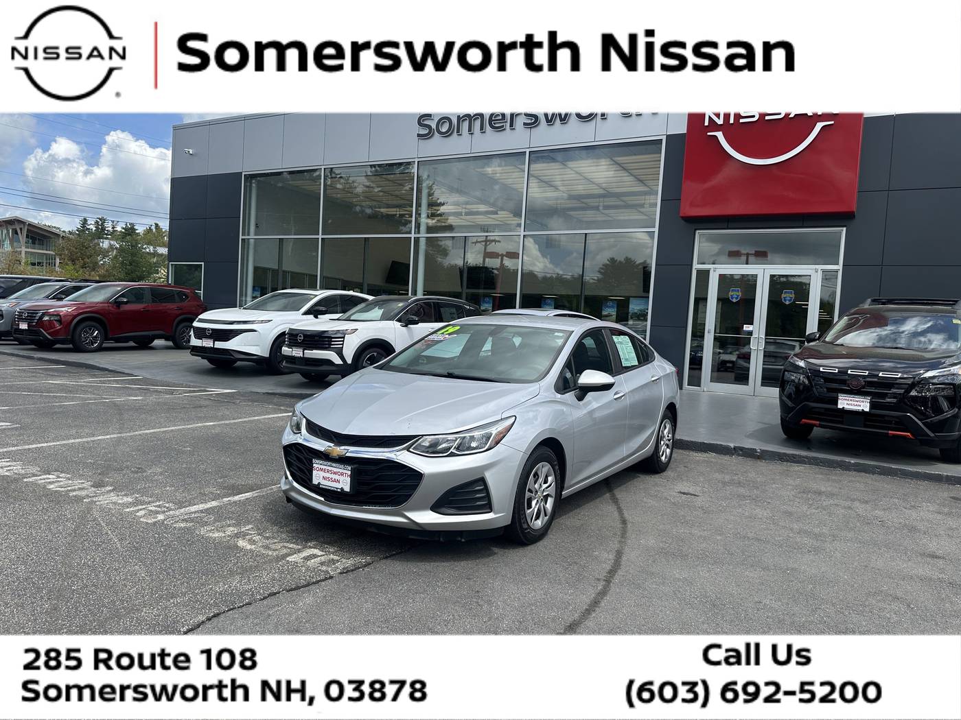 2019 Chevrolet Cruze LS — Sedan — 76,827 mi — Somersworth, NH
