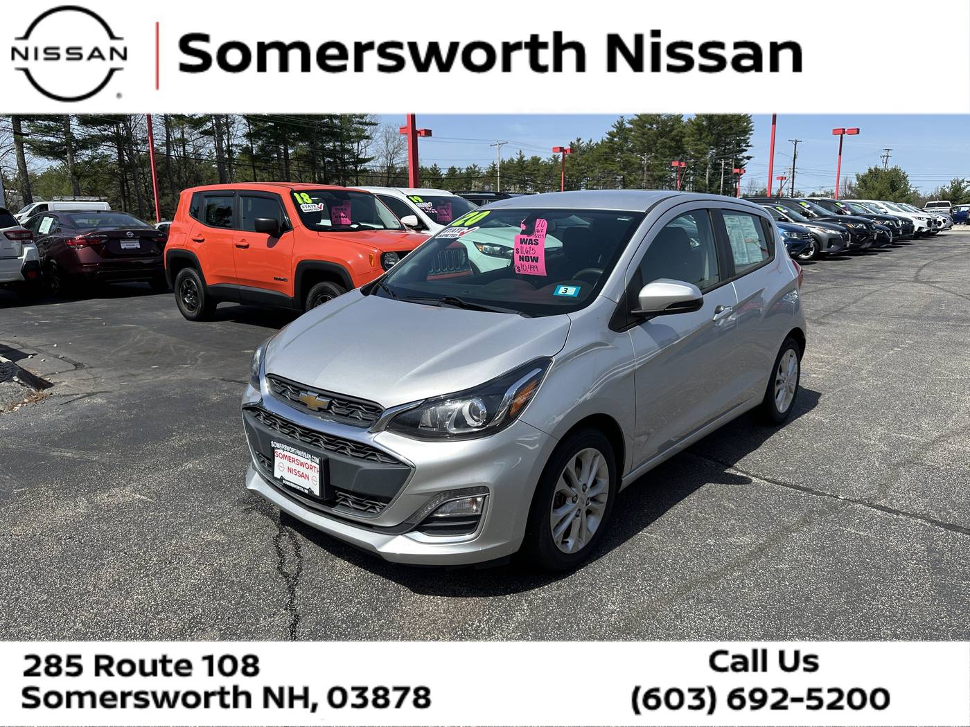 2020 Chevrolet Spark LT — Hatchback — 84,692 mi — Somersworth, NH