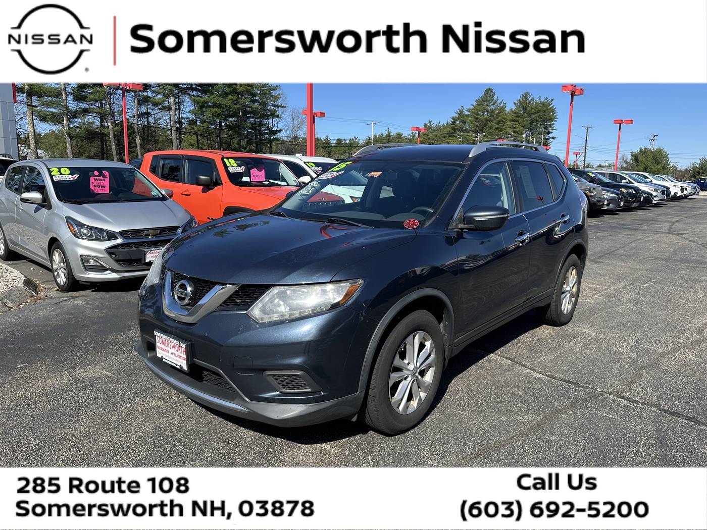 2015 Nissan Rogue SV — SUV — 97,801 mi — Somersworth, NH
