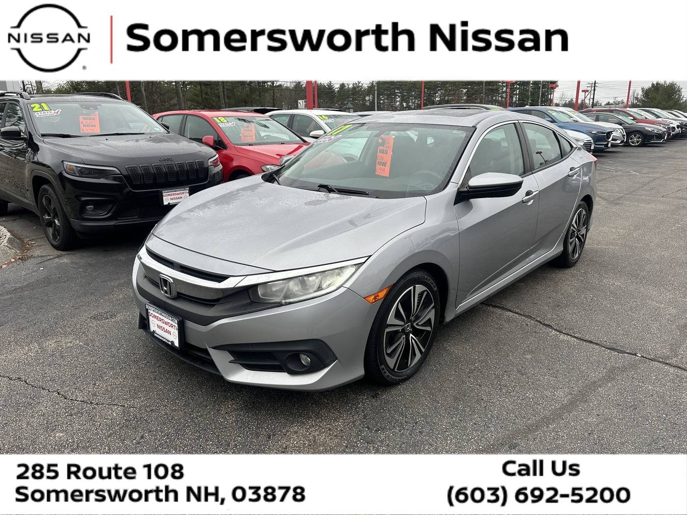 2017 Honda Civic EX-T — Sedan — 78,913 mi — Somersworth, NH