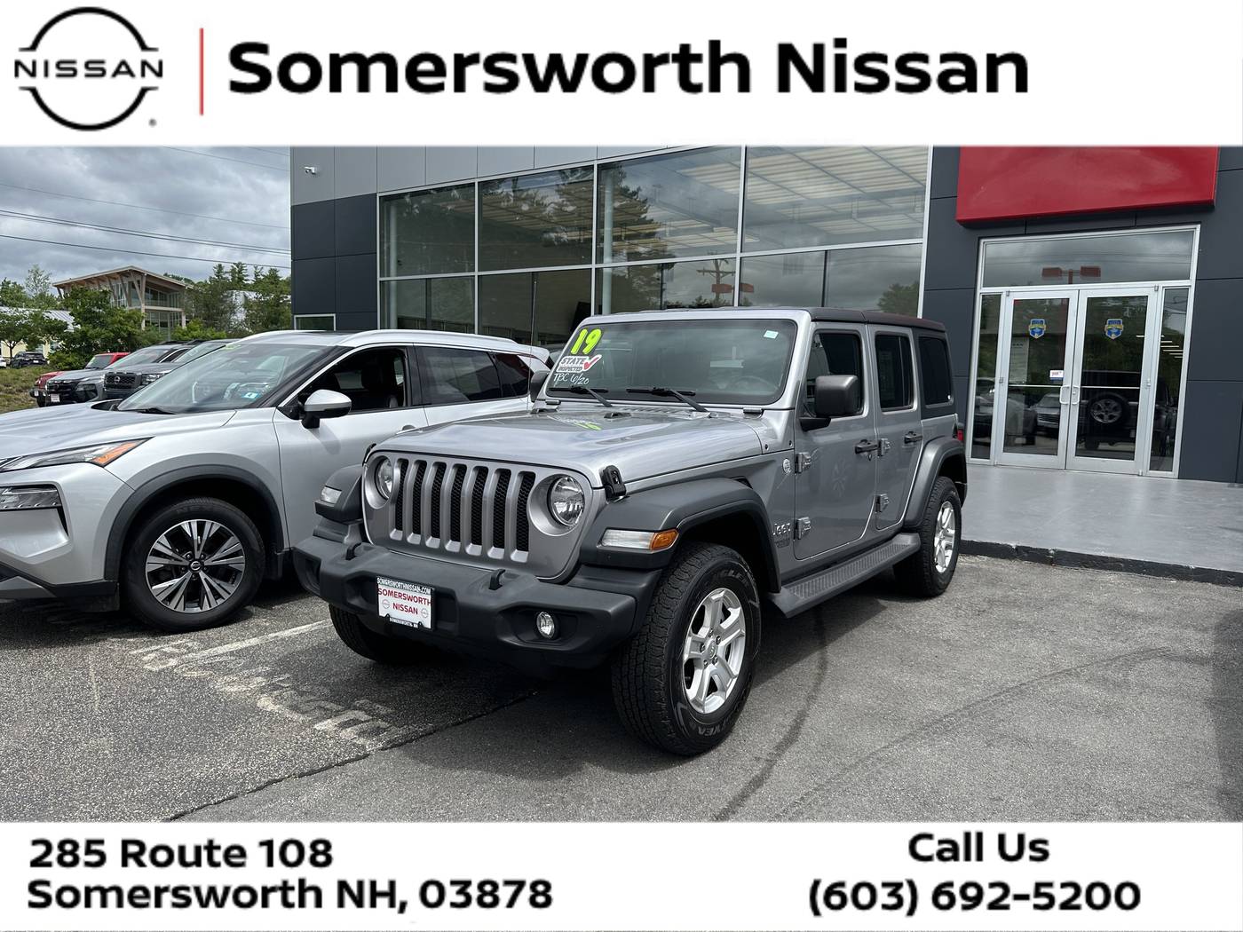 2019 Jeep Wrangler Sport S — SUV — 85,406 mi — Somersworth, NH