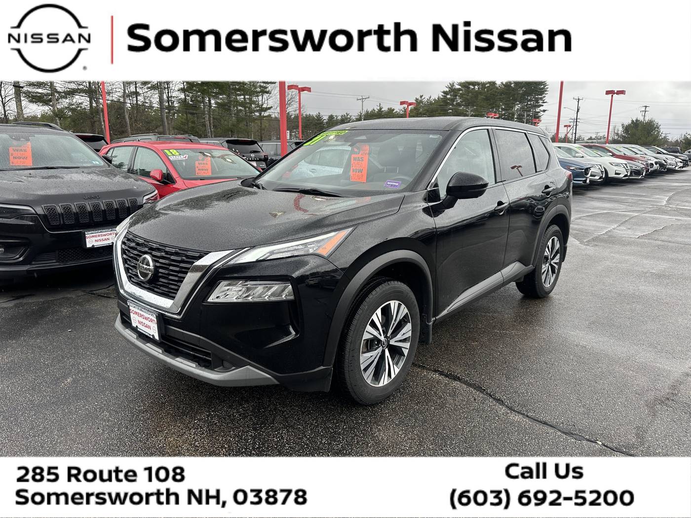 2021 Nissan Rogue SV — SUV — 30,382 mi — Somersworth, NH