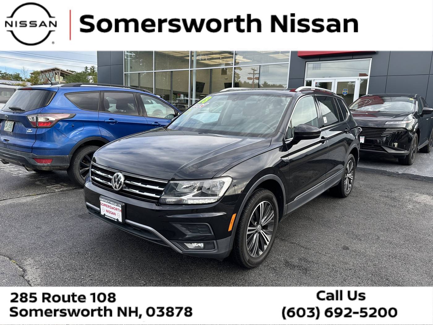 2018 Volkswagen Tiguan SEL — SUV — 91,880 mi — Somersworth, NH