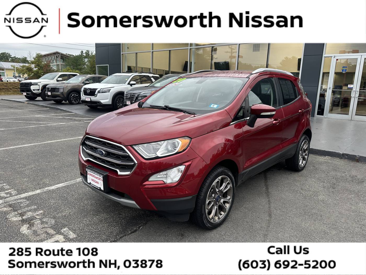 2020 Ford EcoSport Titanium — SUV — 80,172 mi — Somersworth, NH