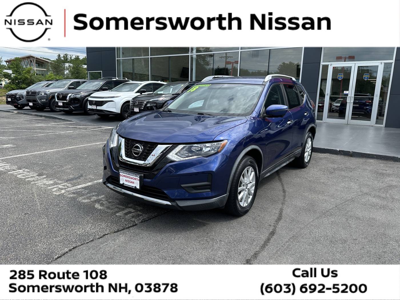 2018 Nissan Rogue SV — SUV — 41,373 mi — Somersworth, NH
