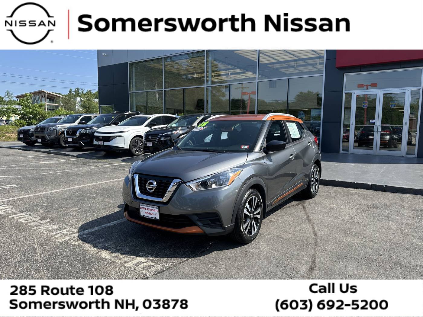 2018 Nissan Kicks SV — SUV — 84,354 mi — Somersworth, NH