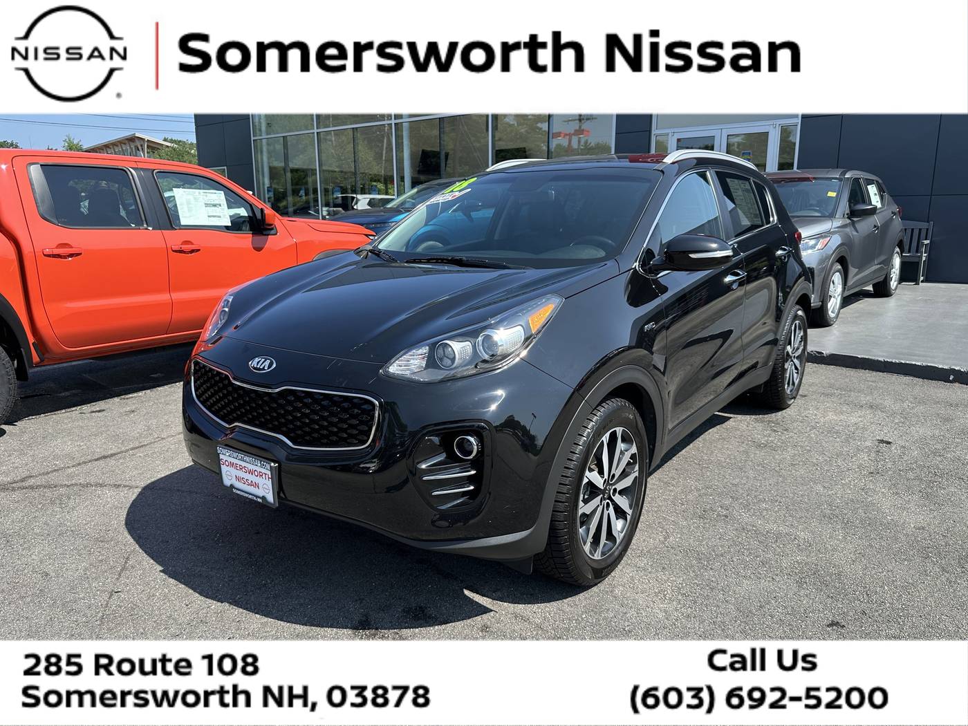 2018 Kia Sportage EX — SUV — 74,758 mi — Somersworth, NH
