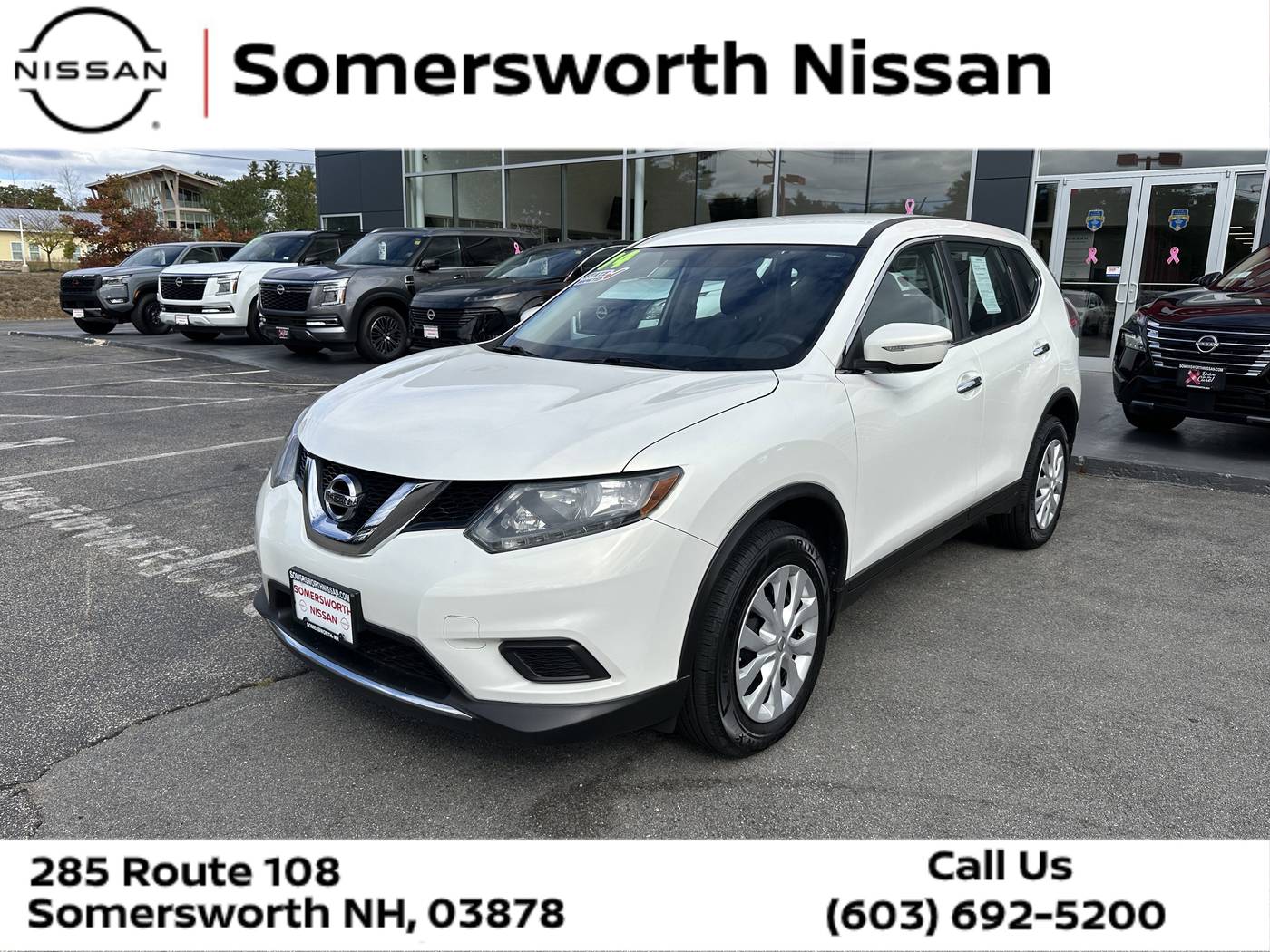 2014 Nissan Rogue S — SUV — 92,432 mi — Somersworth, NH